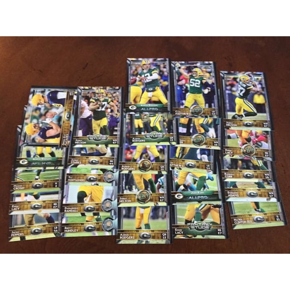 2015 Topps FB Green Bay Packers Team Set w RC Mint