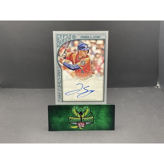 2015 Topps Gypsy Queen George Springer #GQA-GS /50 On Card Autograph