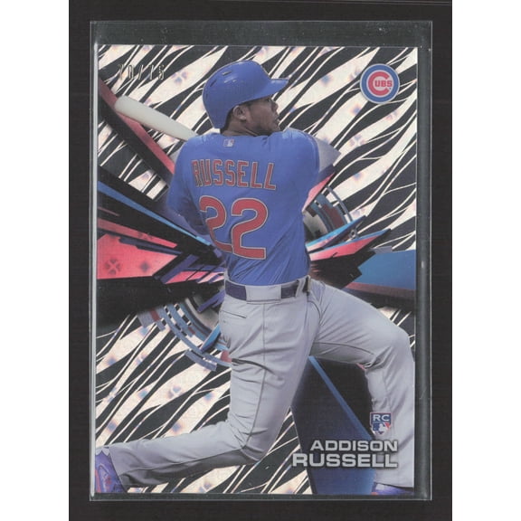 2015 Topps High Tek Tidal Diffractor Beam HT-AR Addison Russell RC Chicago Cubs Baseball Card Excellent