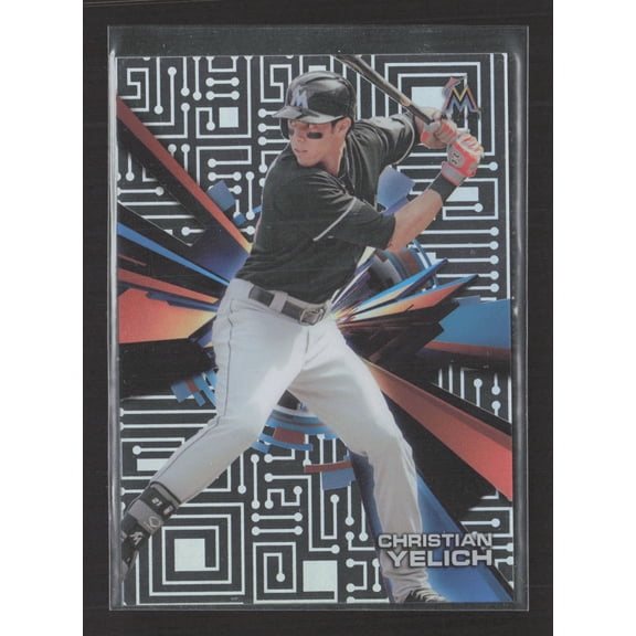 2015 Topps High Tek Christian Yelich Miami Marlins #HT-CY Baseball Card