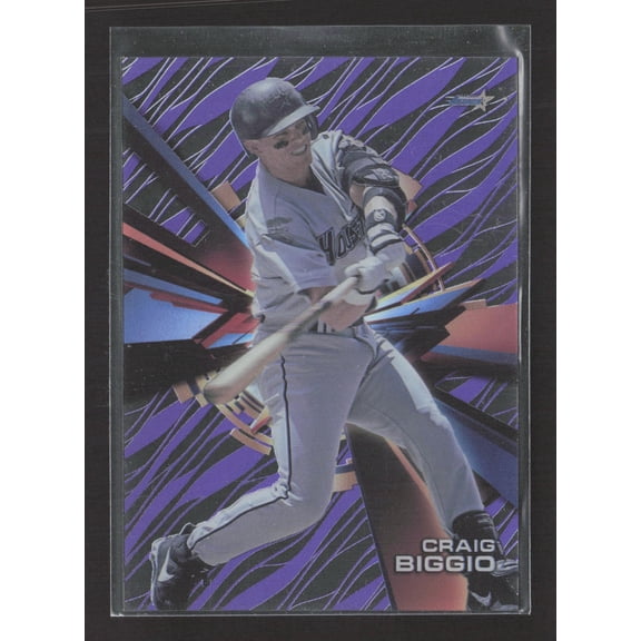 2015 Topps High Tek Purple Craig Biggio Houston Astros #HT-CB Baseball Card