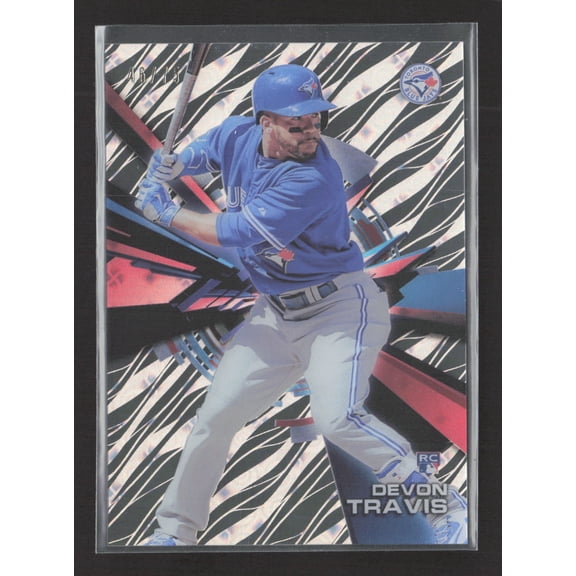 2015 Topps High Tek Devon Travis Toronto Blue Jays Zebra RC #HT-DT Baseball Card
