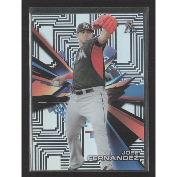 2015 Topps High Tek Jose Fernandez Miami Marlins #HT-JF Baseball Card
