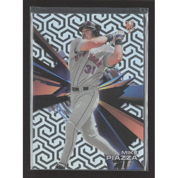 2015 Topps High Tek Pattern HT-MPA Mike Piazza New York Mets Baseball Card