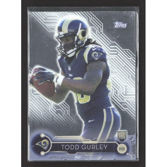 2015 Topps Holiday Mega Football Todd Gurley #4 Chrome RC