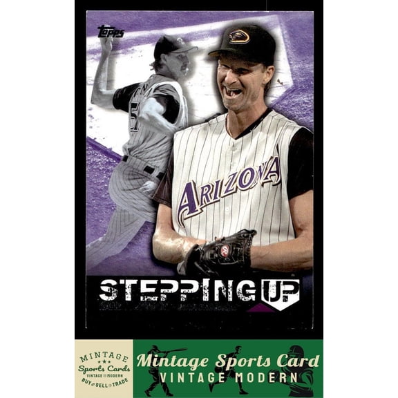 2015 Topps Stepping Up SU-10 Randy Johnson Arizona Diamondbacks Baseball Card