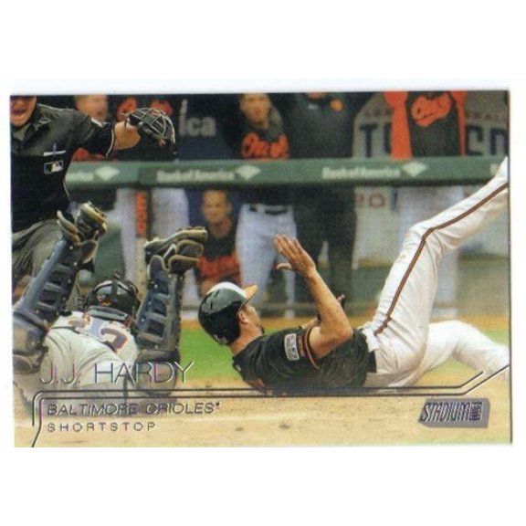 2015 Topps Stadium Club Base Set #6 J.J. Hardy NM-MT Baltimore Orioles Baseball Card Baltimore Orioles MLB Baseball Trading Card