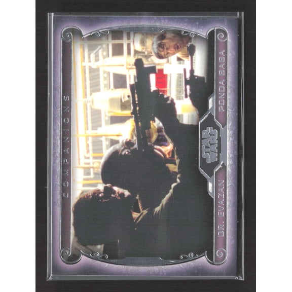 2015 Topps Star Wars Masterwork Companions Companions Insert C-9 Dr. Evazan Ponda Baba Trading Card