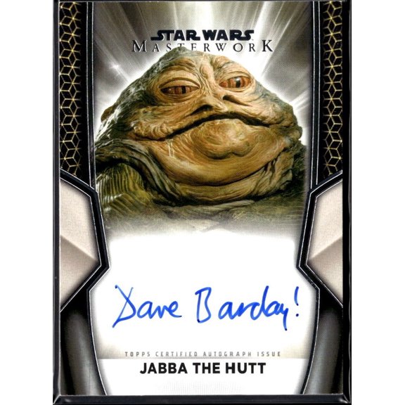 2015 Topps Star Wars Masterwork David Barclay Autograph #A-DB