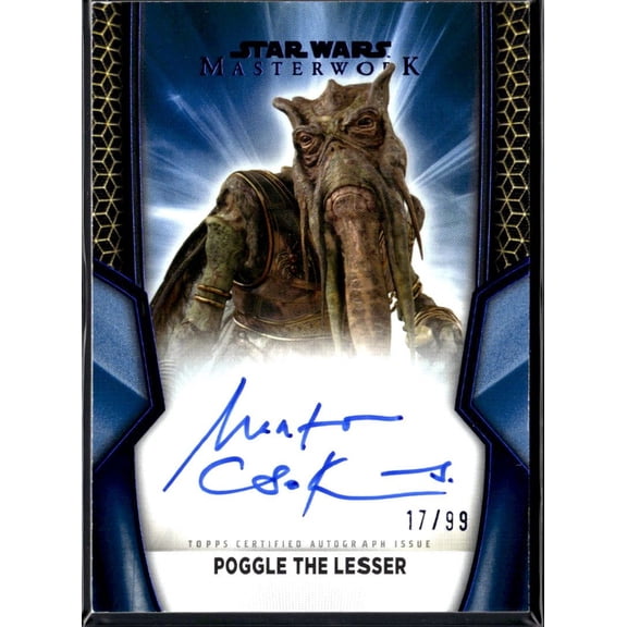 2015 Topps Star Wars Masterwork Marton Csokas Autograph 17/99 #A-MC