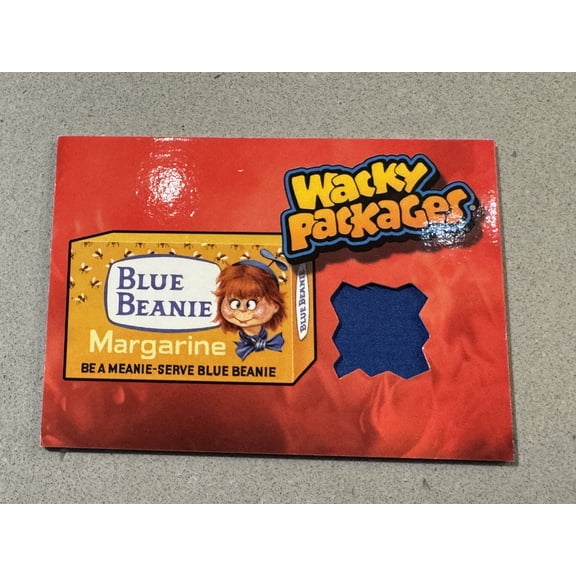 2015 Topps Wacky Packages Wardrobe Cloth Swatch Card English Near Mint
