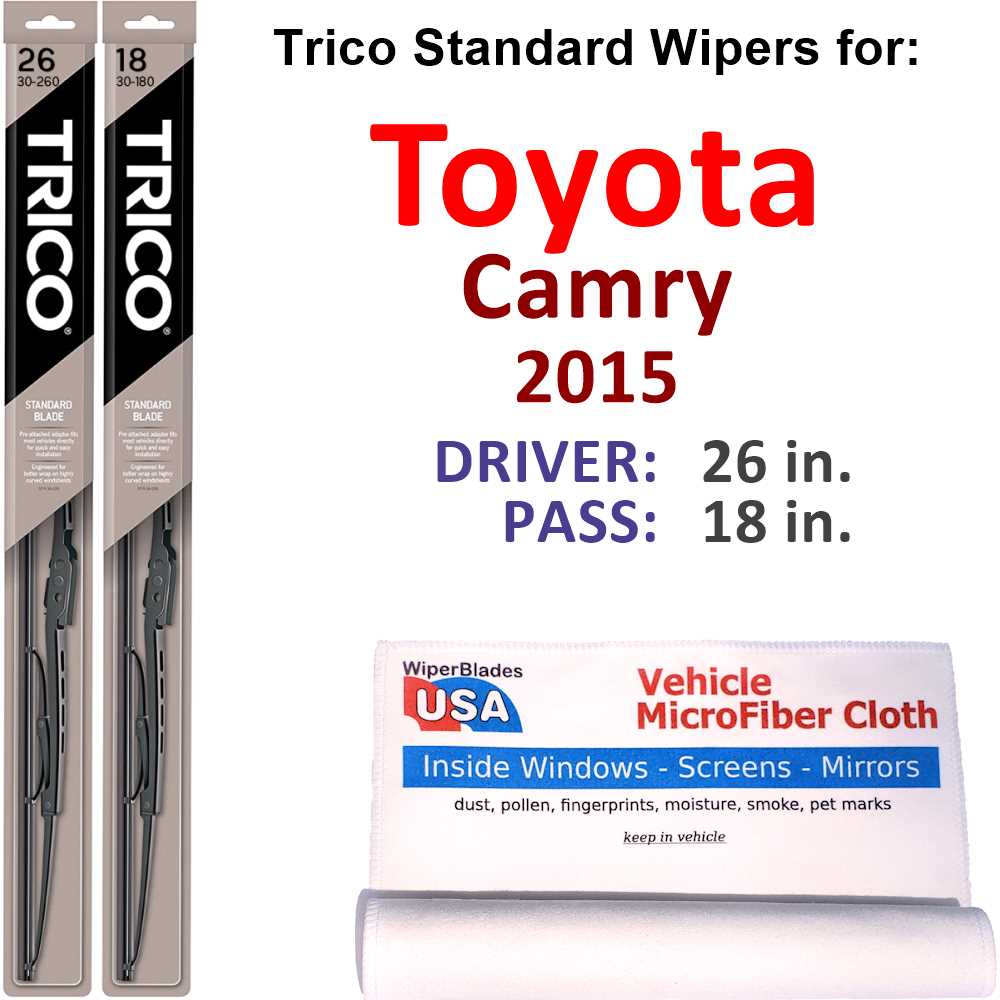 2015 Toyota Camry Wiper Blades (Set of 2)