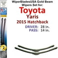 thumbnail image 1 of 2015 Toyota Yaris Beam Wiper Blades Wipers WBUSA (Set of 2), 1 of 3