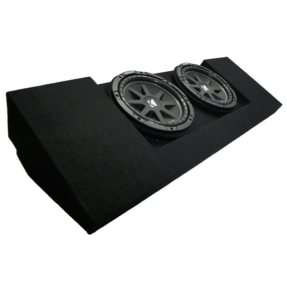 2015-2025 Chevy Colorado Crew Cab Truck Dual 10" Kicker 43C104 Sub Box Enclosure