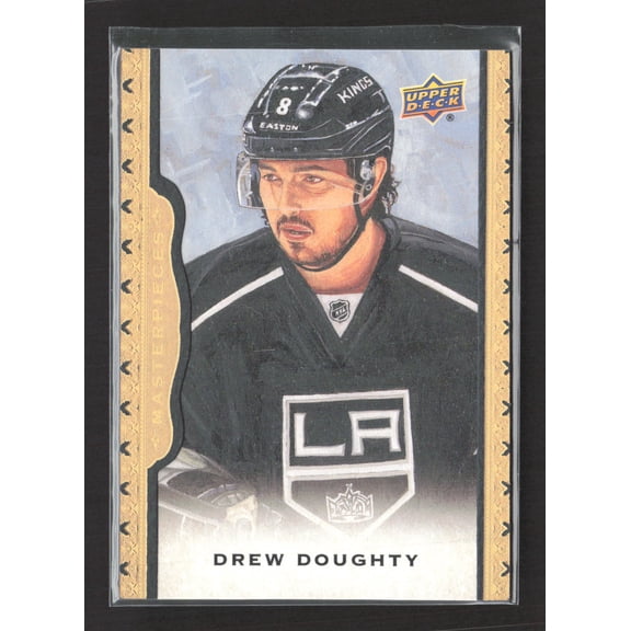 2015 Upper Deck Masterpieces Hockey Drew Doughty #88 Black Framed Leather /50 Black Framed Leather