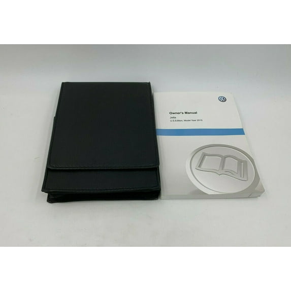 2015 Volkswagen Jetta Owners Manual Set with Case OEM B02B28026