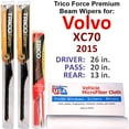 thumbnail image 1 of 2015 Volvo XC70 Performance Beam Wipers (Set of 3) w/Rear Wiper, 1 of 4