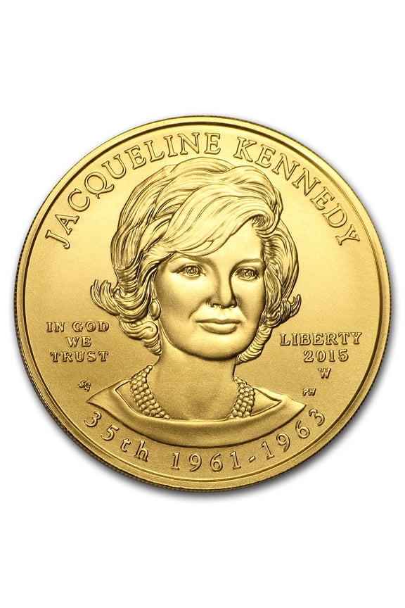 2015-W 1/2 oz Gold Jacqueline Kennedy BU (w/Box & COA)