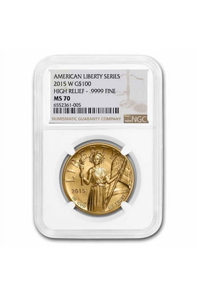 2015-W High Relief American Liberty Gold MS-70 NGC