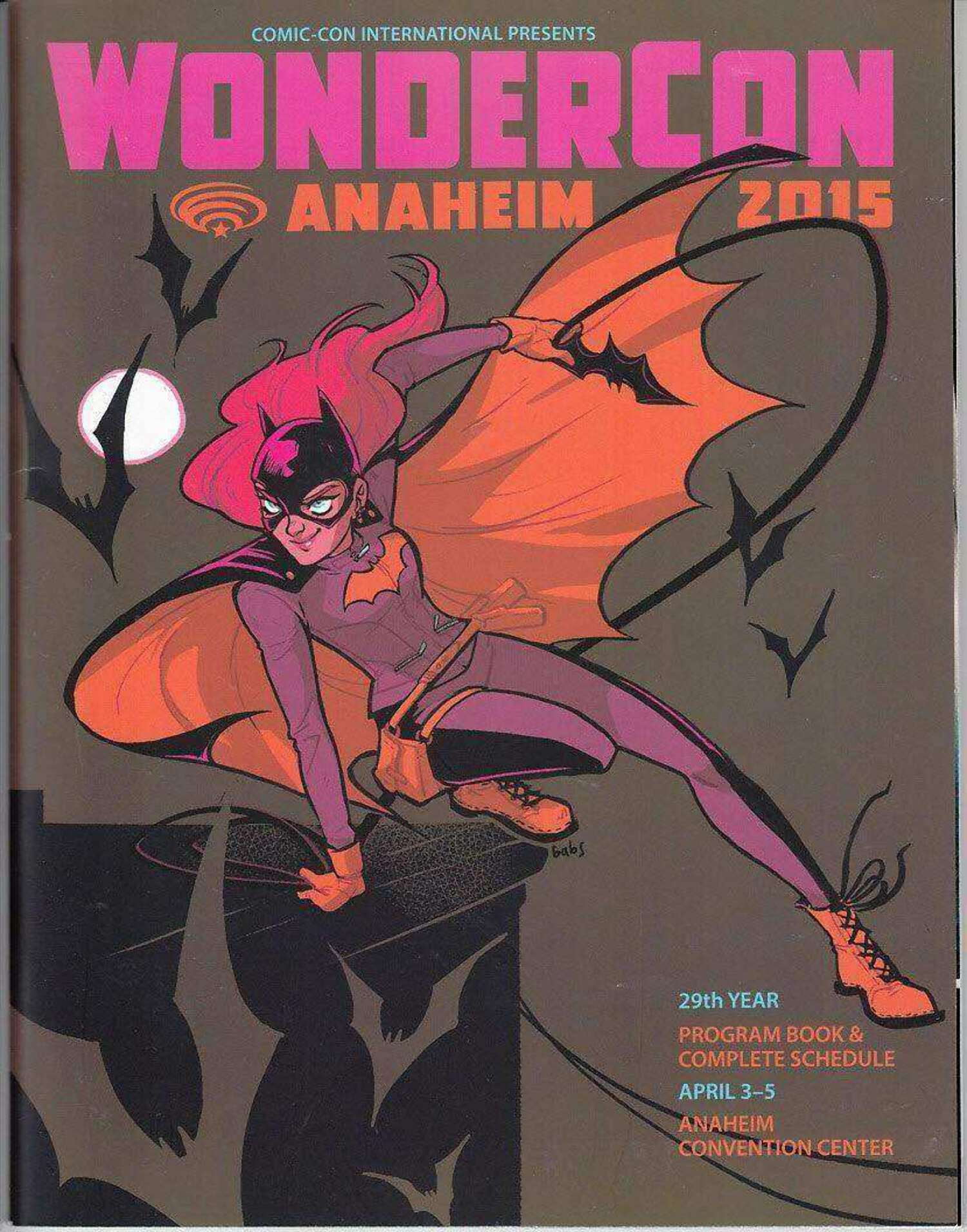Wondercon Programs 2015 Wondercon program magazine Batgirl cover - Walmart.com