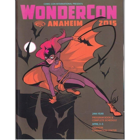 2015 Wondercon program magazine Batgirl cover