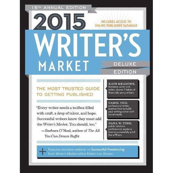 Pre-Owned 2015 Writer’s Market Deluxe Edition: The Most Trusted Guide to Getting Published Paperback