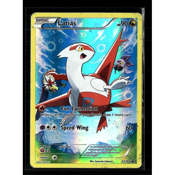 2015 Pokmon XY Latias Holo Black Star Promo #XY78 English Trading Card