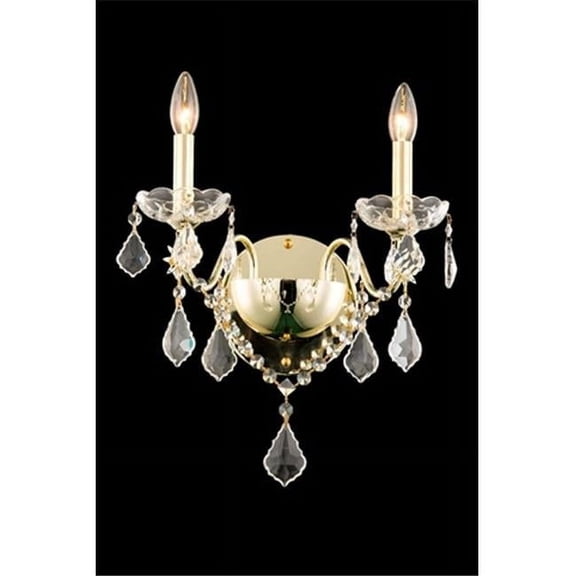 2015W2G-RC 13 x 15 in. St. Francis Collection Wall Sconce - Royal Cut, Gold