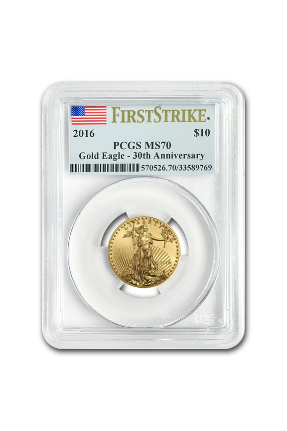 2016 1/4 oz American Gold Eagle MS-70 PCGS (FS)