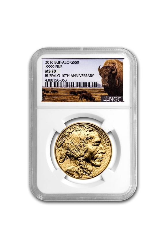 2016 1 oz Gold Buffalo MS-70 NGC