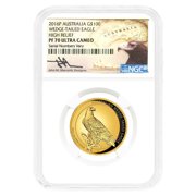 2016 1 oz Proof Gold Australian Wedge-Tailed Eagle Perth Mint NGC PF 70 UCAM John M. Mercanti