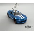 thumbnail image 1 of 2016 '16 Camaro SS Blue Car Rare Christmas Tree Ornament Diecast, 1 of 6