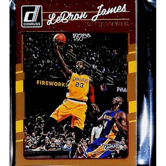 2016-17 Donruss NBA Cleveland Cavaliers Team Set with Rookies (Hand Collated) of 6 Cards: 15 LeBron James 16