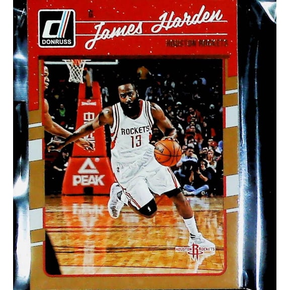 2016-17 Donruss NBA Houston Rockets Team Set with Rookies (Hand Collated) of 7 Cards: 110 James Harden 111 Tr
