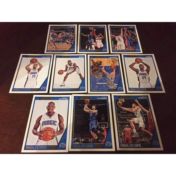 2016-17 NBA Hoops Orlando Magic Team Set 10 Cards