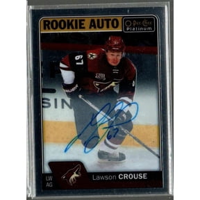 2016-17 O-Pee-Chee Platinum Rookie Autographs RLC Lawson Crouse E Auto Arizona Coyotes