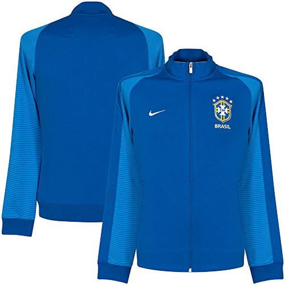 2016-2017 Brazil Nike Authentic N98 Track Jacket (Blue)