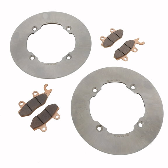 2016 2017 Can-Am Maverick XC 1000R 4x4 Front MudRat Brake Rotors & Brake Pads