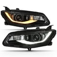 thumbnail image 1 of 2016-2018 Chevy Malibu LED DRL Switchback Sequential Signal Projector Headlights, 1 of 7