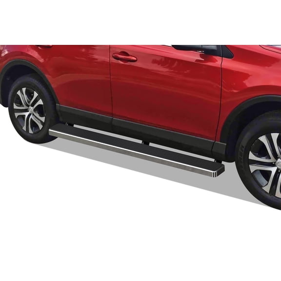 2016-2018 Toyota Rav4 (Excl. 2018 Adventure Trim) Hairline Finish 6 Inch Door to Door Side Bar Side Step Running Board