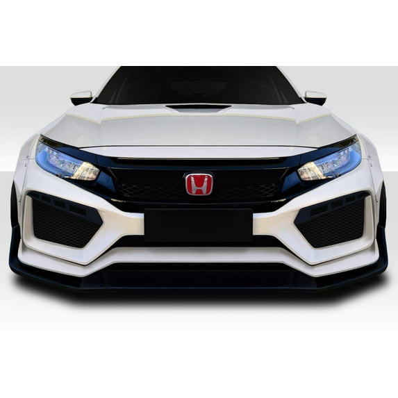 2016-2021 Honda Civic 4DR Duraflex RBT Widebody Look Front Bumper - 1 Piece