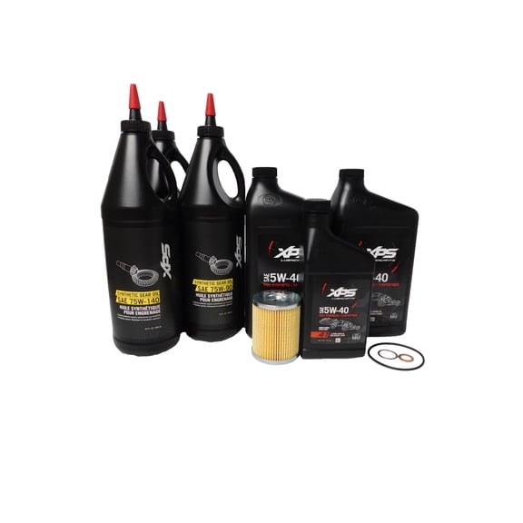 2016-2024 Can-Am Defender OEM Synthetic Oil Change Service Kit W/ Gear Oil C02