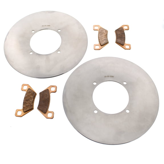 2016 Arctic Cat 700 HDX SE Hunter Edition Front MudRat Brake Rotors & Brake Pads