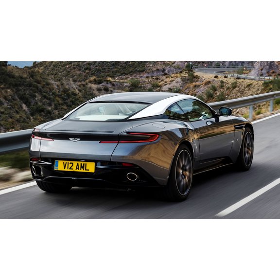 2016 Aston Martin DB11 UK Car - 24x36 Inch Glossy Laminated Poster - Stunning Detail and Bold Colors