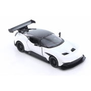 2016 Aston Martin Hard Top, White - Kinsmart 5407D - 1/38 Scale Diecast Model Toy Car Brand New but NO BOX