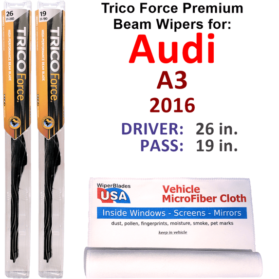 2016 Audi A3 Performance Beam Wipers (Set of 2)