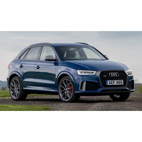2016 Audi RS Q3 Performance UK Car - 12x18 Inch Laminated Poster - Stunning Detail and Bold Colors