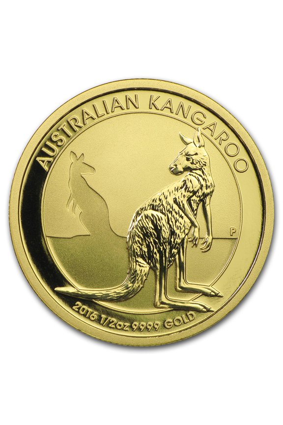 2016 Australia 1/2 oz Gold Kangaroo BU