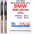 thumbnail image 1 of 2016 BMW 428i xDrive Beam Blade Wipers (Set of 2), 1 of 3