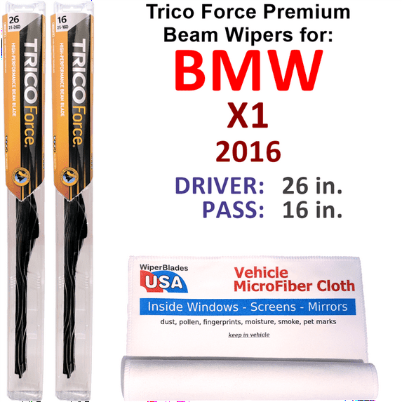 2016 BMW X1 Performance Beam Wipers (Set of 2)